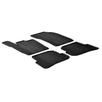 L2437.4 . AUDI A1 3D / 5D SPORTBACK 09/2010-10/2018 ΜΑΡΚΕ ΠΑΤΑΚΙΑ SUMISURA ΛΑΣΤΙΧΟ ΣΕ ΜΑΥΡΟ ΧΡΩΜΑ ME ΚΟΥΜΠΩΜΑΤΑ LAMPA - 4 ΤΕΜ.