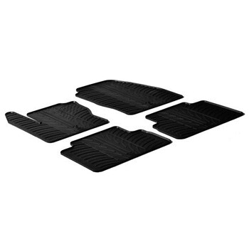 L2441.5 . FORD C-MAX 11/2010-03/2015 / FORD C-MAX 7 11/2010-03/2015 ΜΑΡΚΕ ΠΑΤΑΚΙΑ SUMISURA ΛΑΣΤΙΧΟ ΣΕ ΜΑΥΡΟ ΧΡΩΜΑ ME ΚΟΥΜΠΩΜΑΤΑ LAMPA - 4 ΤΕΜ.