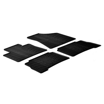 L2439.6 . KIA SORENTO 11/2009-2015 ΜΑΡΚΕ ΠΑΤΑΚΙΑ SUMISURA ΛΑΣΤΙΧΟ ΣΕ ΜΑΥΡΟ ΧΡΩΜΑ ME ΚΟΥΜΠΩΜΑΤΑ LAMPA - 4 ΤΕΜ.