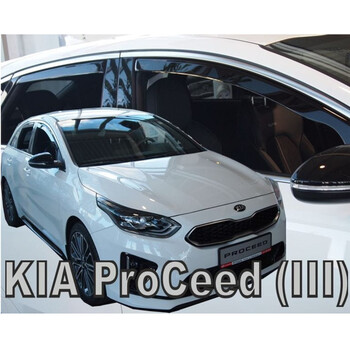 ΑΝΕΜ.SET20187 . KIA PRO CEED III 5D 2019+ ΣΕΤ ΑΝΕΜΟΘΡΑΥΣΤΕΣ ΑΥΤΟΚΙΝΗΤΟΥ ΑΠΟ ΕΥΚΑΜΠΤΟ ΦΙΜΕ ΠΛΑΣΤΙΚΟ HEKO - 4 ΤΕΜ.