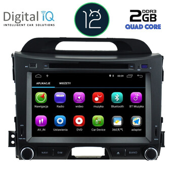 DIGITAL IQ X374M_CPA (8'' DVD) MULTIMEDIA SYSTEM for  KIA SPORTAGE mod. 2010-2015