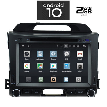 DIGITAL IQ X374M_CPA (8'' DVD) MULTIMEDIA SYSTEM for  KIA SPORTAGE mod. 2010-2015