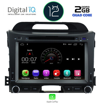 DIGITAL IQ MSM 374_CP (8'' DVD) MULTIMEDIA SYSTEM for KIA SPORTAGE mod. 2010-2015