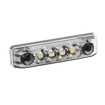 L9838.2 . ΦΩΣ ΟΓΚΟΥ ΦΟΡΤΗΓΟΥ 24V 4LED 16x65mm ΛΕΥΚΟ ΑΔΙΑΒΡΟΧΟ LAMPA - 1ΤΕΜ.