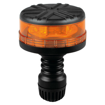 L7292.1 . ΦΑΡΟΣ ΠΕΡΙΣΤΡΕΦΟΜΕΝΟΣ 8LED RL-15 9-32V 3 ΛΕΙΤΟΥΡΓΙΩΝ ΒΙΔΩΤΟΣ ΕΛΑΣΤΙΚΟΣ ΠΟΡΤΟΚΑΛΙ 145x105mm