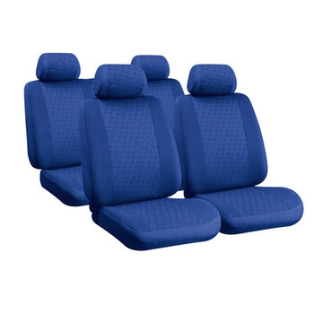 L5497.7 . ΚΑΛΥΜΜΑΤΑ GLAMUR SET POLYESTER ΜΠΛΕ