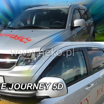 ΑΝΕΜ.13409 . DODGE JOURNEY 5D 2008-2020 / FIAT FREEMONT 5D 2011-2020 ΖΕΥΓΑΡΙ ΑΝΕΜΟΘΡΑΥΣΤΕΣ ΑΠΟ ΕΥΚΑΜΠΤΟ ΦΙΜΕ ΠΛΑΣΤΙΚΟ HEKO - 2 ΤΕΜ.