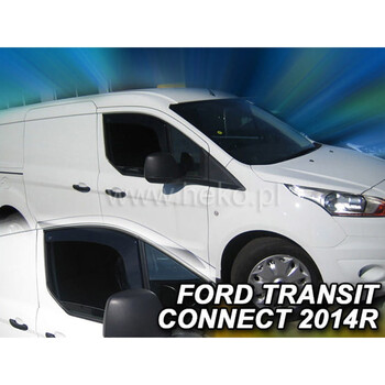 ΑΝΕΜ.15299/VAN . FORD TRANSIT CONNECT / TOURNEO 2 2D/5D 2014+ ΖΕΥΓΑΡΙ ΑΝΕΜΟΘΡΑΥΣΤΕΣ VAN ΑΠΟ ΕΥΚΑΜΠΤΟ ΦΙΜΕ ΠΛΑΣΤΙΚΟ HEKO - 2 ΤΕΜ.