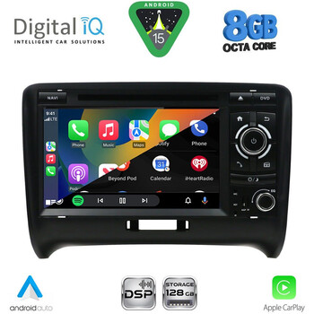 DIGITAL IQ BXE 878_CPA (7" DVD) MULTIMEDIA SYSTEM for AUDI ΤΤ mod. 2007-2015
