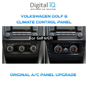 DIGITAL IQ CCP 746_CP (6.9") (PQ) VW GOLF 6 mod. 2008-2013 CLIMATE CONTROL PANEL