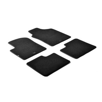 L2305.7 . FIAT 500 08/2007-05/2016 / FIAT 500C 09/2007-06/2015 ΜΑΡΚΕ ΠΑΤΑΚΙΑ EXECUTIVE ΜΟΚΕΤΑ ΣΕ ΜΑΥΡΟ ΧΡΩΜΑ ΜΕ ΚΟΥΜΠΩΜΑΤΑ LAMPA  - 4 ΤΕΜ.