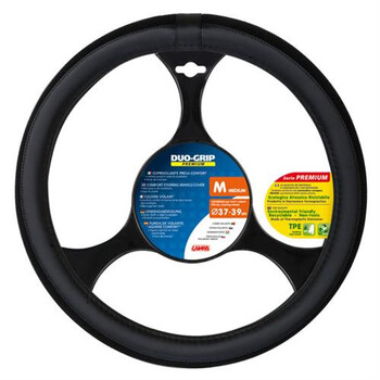 L3314.1 . ΚΑΛΥΜΜΑ ΤΙΜΟΝΙΟΥ DUO-GRIP ΜΑΥΡΟ ΧΡΩΜΑ ΜΕ ΥΦΑΣΜΑΤΙΝΗ ΠΛΕΞΗ ΑΟΣΜΟ ΟΙΚΟΛΟΓΙΚΟ/ ΜΗ ΤΟΞΙΚΟ/ ΑΝΑΚΥΚΛΩΣΙΜΟ ΥΛΙΚΟ