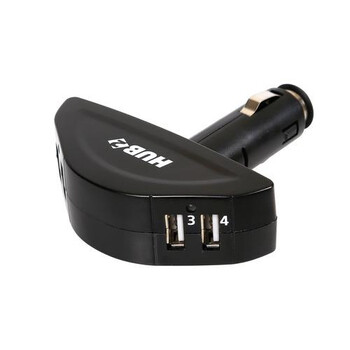 L3896.1/T . ΦΟΡΤΙΣΤΗΣ ΑΝΑΠΤΗΡΑ HUB-2 ME 4 USB 12/24V 3100mA