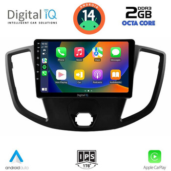 DIGITAL IQ RTG 4179_CPA  (9inc) MULTIMEDIA TABLET for FORD TRANSIT mod. 2014-2020