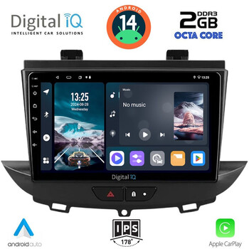 DIGITAL IQ RTG 4490_CPA (9inc) MULTIMEDIA TABLET for OPEL CROSSLAND – GRANDLAND mod. 2017>