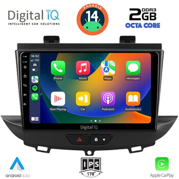 DIGITAL IQ RTG 4490_CPA (9inc) MULTIMEDIA TABLET for OPEL CROSSLAND – GRANDLAND mod. 2017>