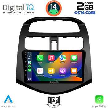 DIGITAL IQ RTG 4078_CPA (9inc) MULTIMEDIA TABLET for CHEVROLET SPARK mod. 2009-2015