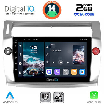 DIGITAL IQ RTG 4084SL_CPA (9inc) MULTIMEDIA TABLET for CITROEN C4  mod. 2004-2011 (SILVER)
