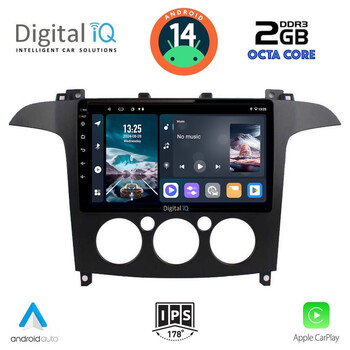 DIGITAL IQ RTG 4175_CPA A/C (9inc) MULTIMEDIA TABLET for FORD SMAX mod. 2006-2014