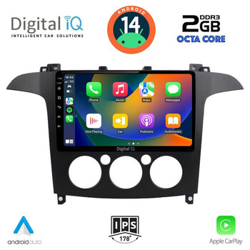 DIGITAL IQ RTG 4175_CPA A/C (9inc) MULTIMEDIA TABLET for FORD SMAX mod. 2006-2014