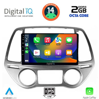 DIGITAL IQ RTG 4227_CPA CLIMA (9inc) MULTIMEDIA TABLET for HYUNDAI i20 mod. 2008-2012