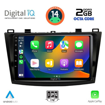 DIGITAL IQ RTG 4366_CPA (9inc) MULTIMEDIA TABLET for MAZDA 3 mod. 2009-2014
