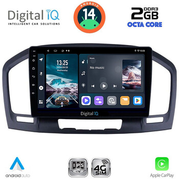 DIGITAL IQ RTG 4491BL_CPA (9inc) MULTIMEDIA TABLET for OPEL INSIGNIA  mod.2008-2013 (BLACK)