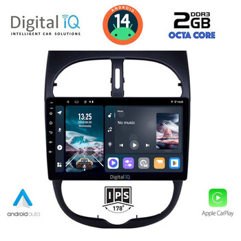 DIGITAL IQ RTG 4506_CPA (9inc) MULTIMEDIA TABLET for PEUGEOT 206 mod. 1998-2006