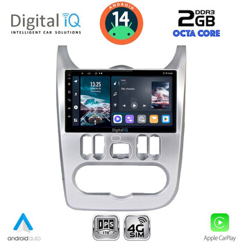 DIGITAL IQ RTG 4101SL_CPA (9inc) MULTIMEDIA TABLET for DACIA DUSTER – LOGAN – SANDERO mod. 2006-2012 (SILVER)
