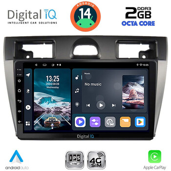 DIGITAL IQ RTG 4153SL_CPA (9inc) MULTIMEDIA TABLET for FORD FIESTA mod. 2005-2008 (SILVER)