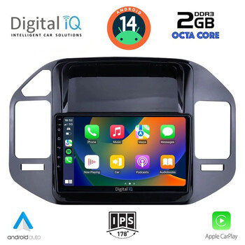 DIGITAL IQ RTG 4444_CPA (9inc) MULTIMEDIA TABLET for MITSUBISHI PAJERO mod. 1999-2006
