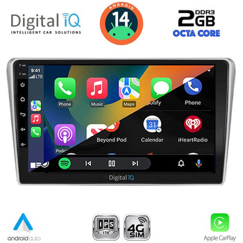 DIGITAL IQ RTG 4704SL_CPA (9inc) MULTIMEDIA TABLET for TOYOTA AVENSIS (T25) mod. 2003-2009 (SILVER)