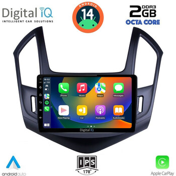 DIGITAL IQ RTG 4077_CPA (9inc) MULTIMEDIA TABLET for CHEVROLET CRUZE mod. 2013-2015