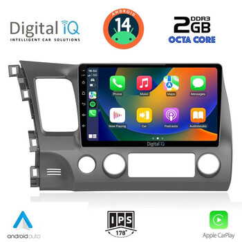 DIGITAL IQ RTG 4188_CPA (10inc) MULTIMEDIA TABLET for HONDA CIVIC 4D mod. 2006-2012