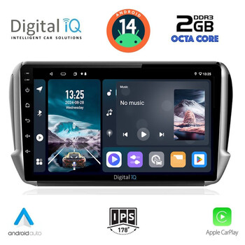 DIGITAL IQ RTG 4508_CPA (10inc) MULTIMEDIA TABLET for PEUGEOT 208-2008 mod. 2012-2021