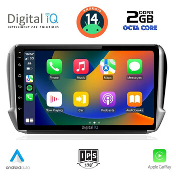 DIGITAL IQ RTG 4508_CPA (10inc) MULTIMEDIA TABLET for PEUGEOT 208-2008 mod. 2012-2021