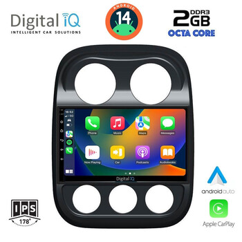 DIGITAL IQ RTG 4277_CPA (10inc) MULTIMEDIA TABLET for JEEP COMPASS - PATRIOT mod. 2007-2016
