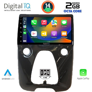 DIGITAL IQ RTG 4708_CPA A/C (10inc) MULTIMEDIA TABLET for CITROEN C1-PEUGEOT 108-TOYOTA AYGO mod. 2014>