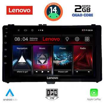 LENOVO LVD 2703_CPA (9inc) MULTIMEDIA TABLET for TOYOTA AURIS mod. 2015> – AYGO X mod. 2022> – COROLLA mod. 2017-2019