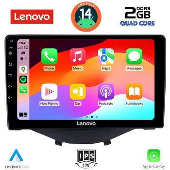LENOVO LVD 2715_CPA CLIMA (9inc) MULTIMEDIA TABLET for CITROEN C1-PEUGEOT 108-TOYOTA AYGO mod. 2014>