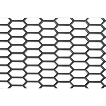 L0460.8 . Σίτα Πλαστική - Μαύρη Μεγάλη Κυψελωτή LARGE 15x35mm 120x40cm
