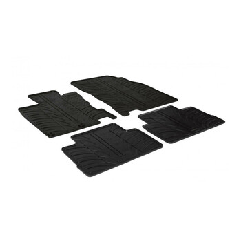 L2446.7 . NISSAN QASHQAI 2014-2021+ ΜΑΡΚΕ ΠΑΤΑΚΙΑ SUMISURA ΛΑΣΤΙΧΟ ΣΕ ΜΑΥΡΟ ΧΡΩΜΑ ME ΚΟΥΜΠΩΜΑΤΑ LAMPA - 4 ΤΕΜ.