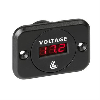 L3897.4 . ΒΟΛΤΟΜΕΤΡΟ ΨΗΦΙΑΚΟ ΣΕ ΠΡΙΖΑ EXT-9 6-30V LED 60x48,5x40mm