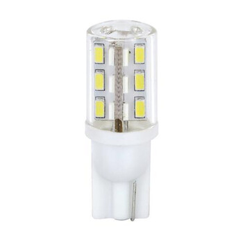 L5791.7 . T10 10-30V W2,1x9,5d 175lm (καρφωτό) Λευκό Διάθλασης MEGA-LED 45 CREE-LED BLISTER 2τεμ.