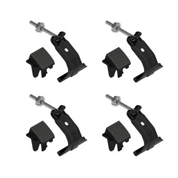 N21413 . CLAMP KIT ΑΚΡΑ (ΠΟΔΙΑ) ΓΙΑ ΜΠΑΡΕΣ SNAP STEEL ΚΑΙ SNAP ALU K-3 NORDRIVE - 4 TEM.