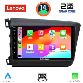LENOVO LVD 21904D_CPA (9inc) MULTIMEDIA TABLET for HONDA CIVIC  4Doors mod. 2012-2016