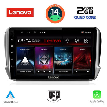 LENOVO LVD 2508_CPA (10inc) MULTIMEDIA TABLET for PEUGEOT 208-2008 mod. 2012-2021