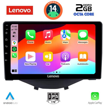 LENOVO LVF 5715_CPA CLIMA (9inc) MULTIMEDIA TABLET for CITROEN C1-PEUGEOT 108-TOYOTA AYGO mod. 2014>