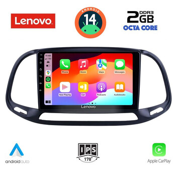 LENOVO LVF 5138_CPA (9inc) MULTIMEDIA TABLET for FIAT DOBLO – OPEL COMBO mod. 2015-2018