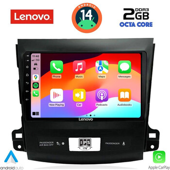 LENOVO LVF 5442_CPA (9inc) MULTIMEDIA TABLET for CITROEN C-CROSSER | MITSUBISHI OUTLANDER | PEUGEOT 4007  mod. 2006-2012